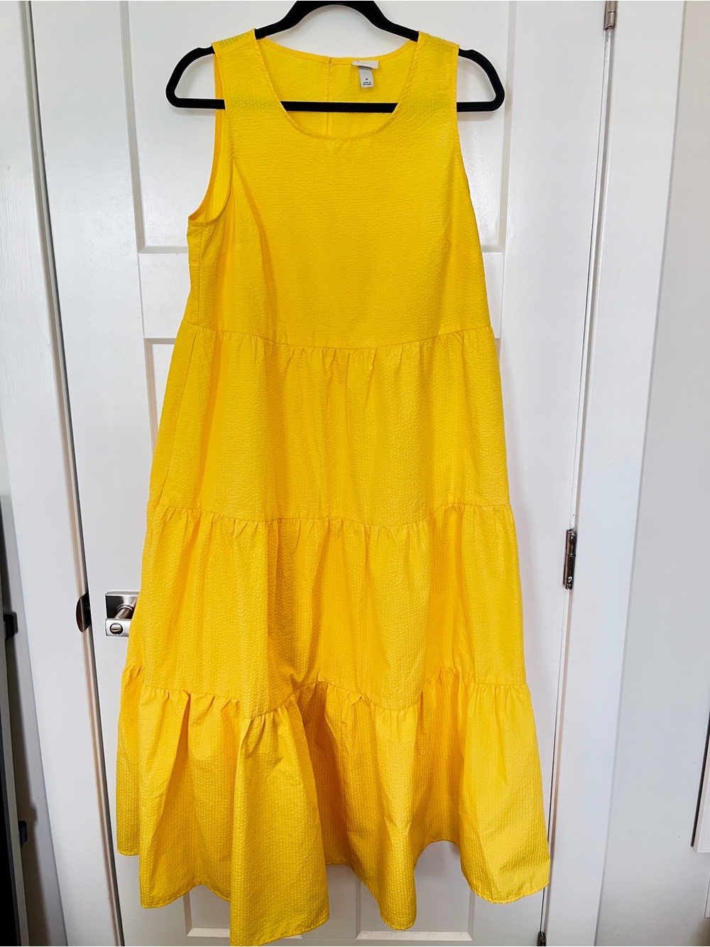 A New Day Women’s Yellow Tiered Summer Maxi Dress